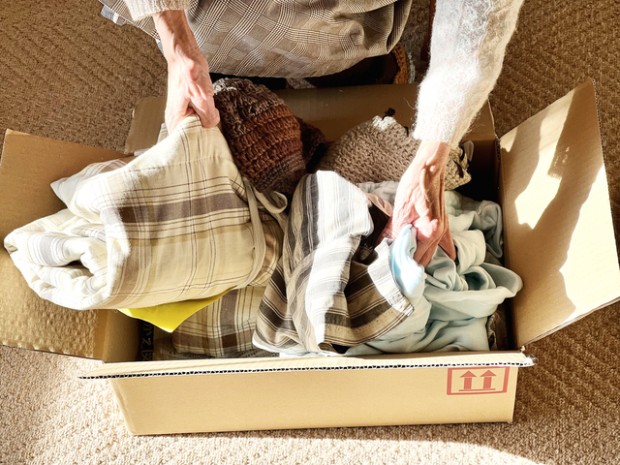 衣類の遺品整理